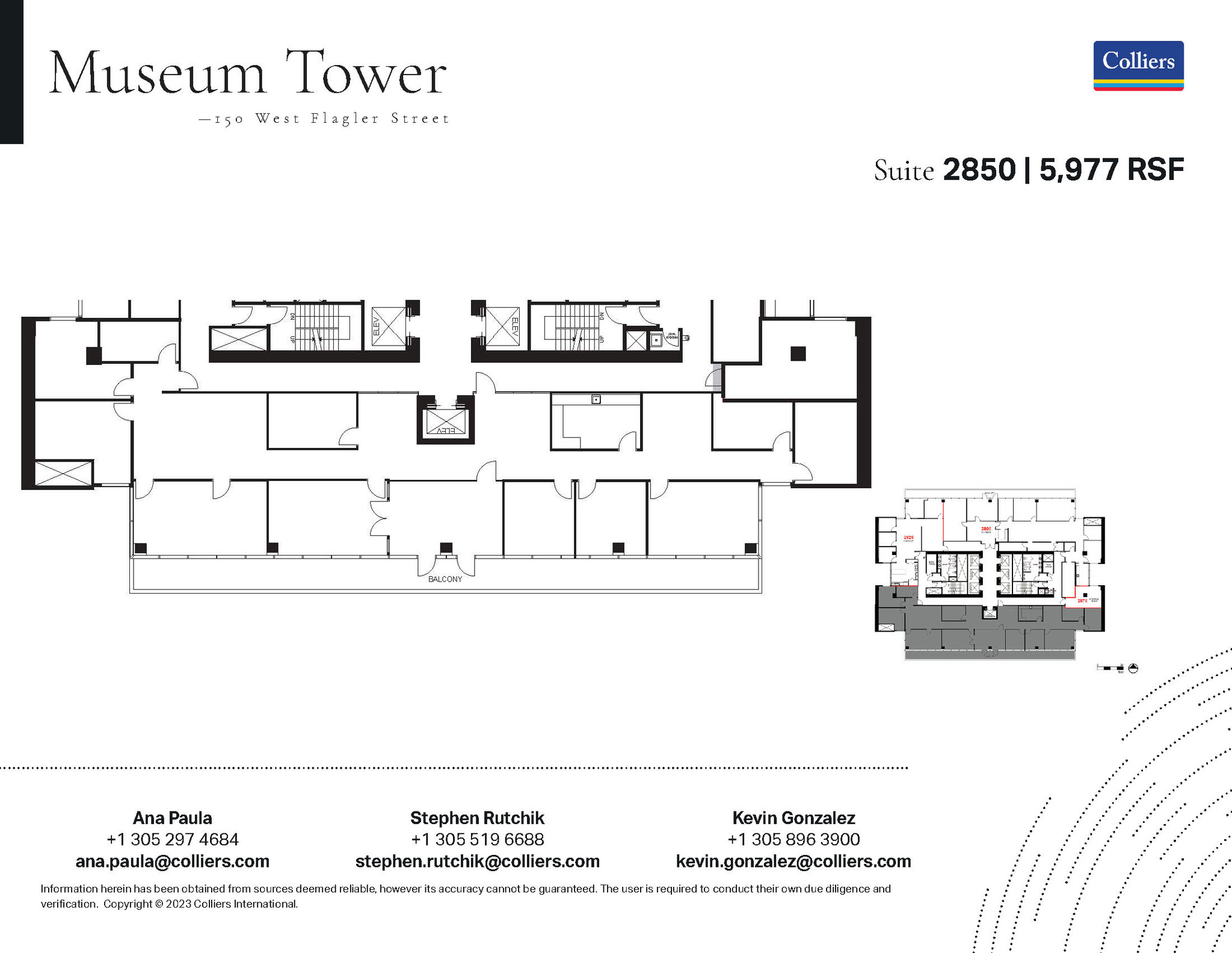 150 W Flagler St, Miami, FL for rent Floor Plan- Image 1 of 1