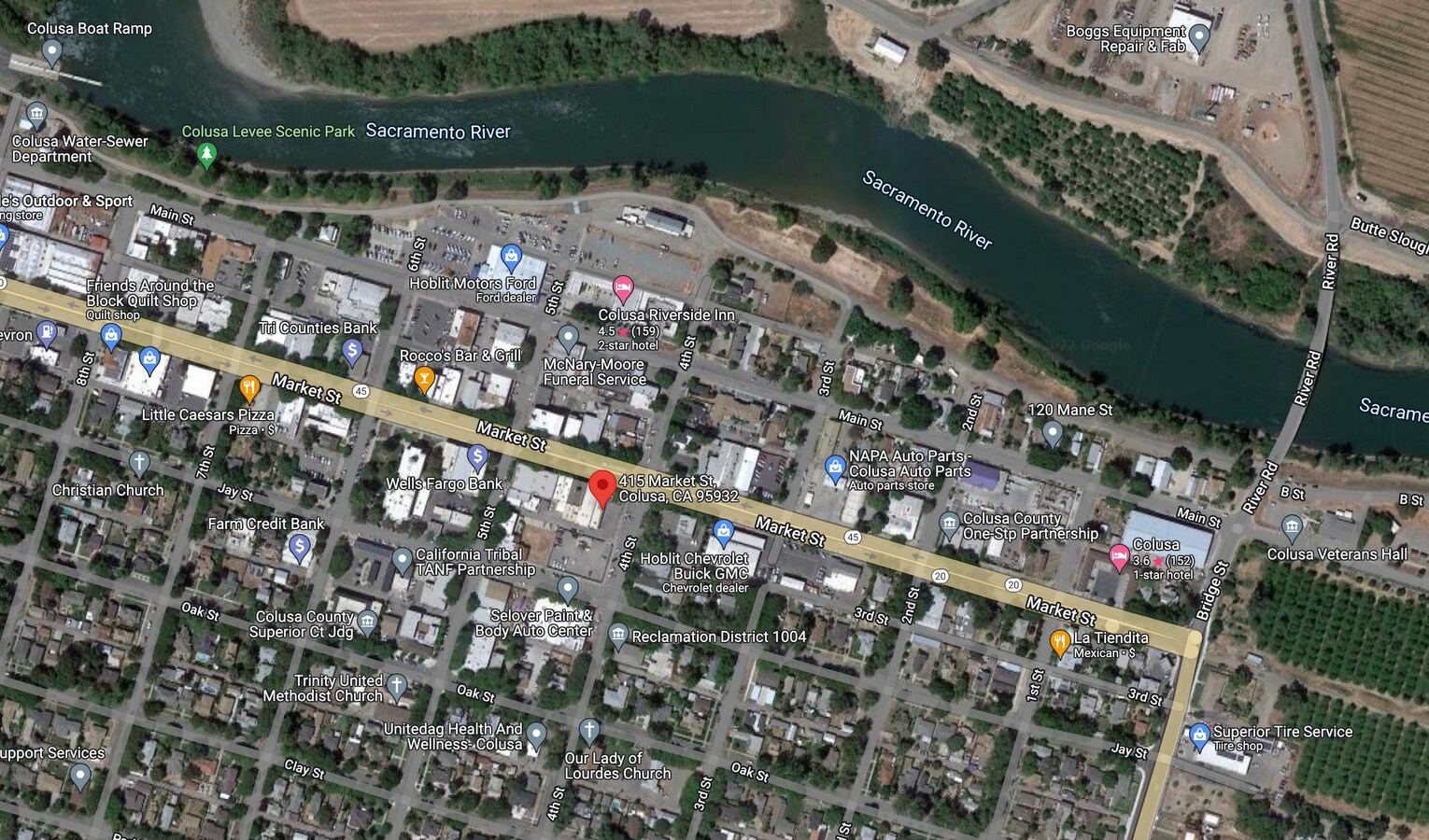 415 Market St, Colusa 95932 Market Street Grill