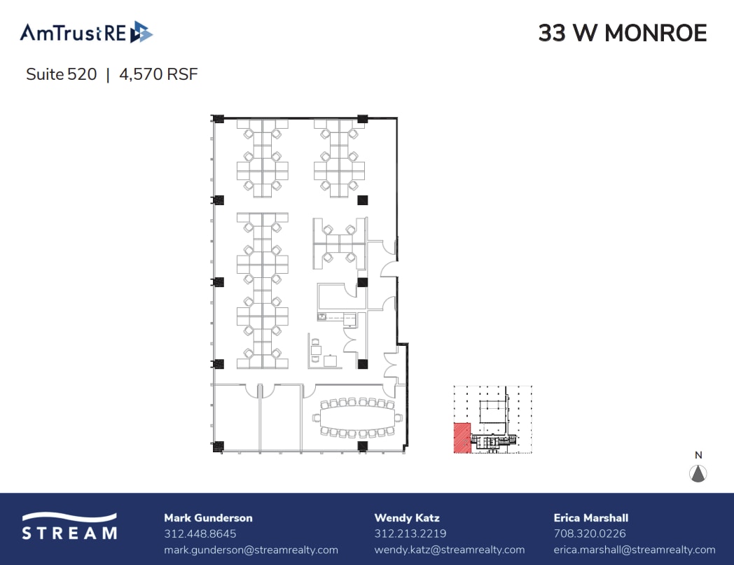 33 W Monroe St, Chicago, IL to rent Floor Plan- Image 1 of 1