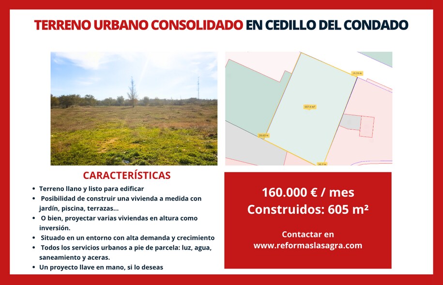 Land in Cedillo del Condado, Toledo for sale - Building Photo - Image 1 of 4