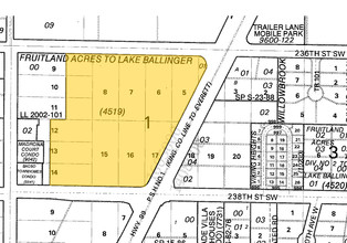 23632 Highway 99, Edmonds, WA for sale Plat Map- Image 1 of 1