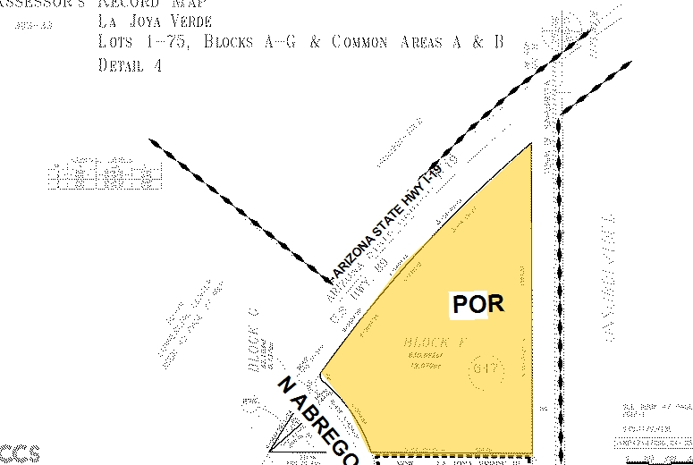 18737 S Nogales Hwy, Green Valley, AZ for rent - Plat Map - Image 2 of 3