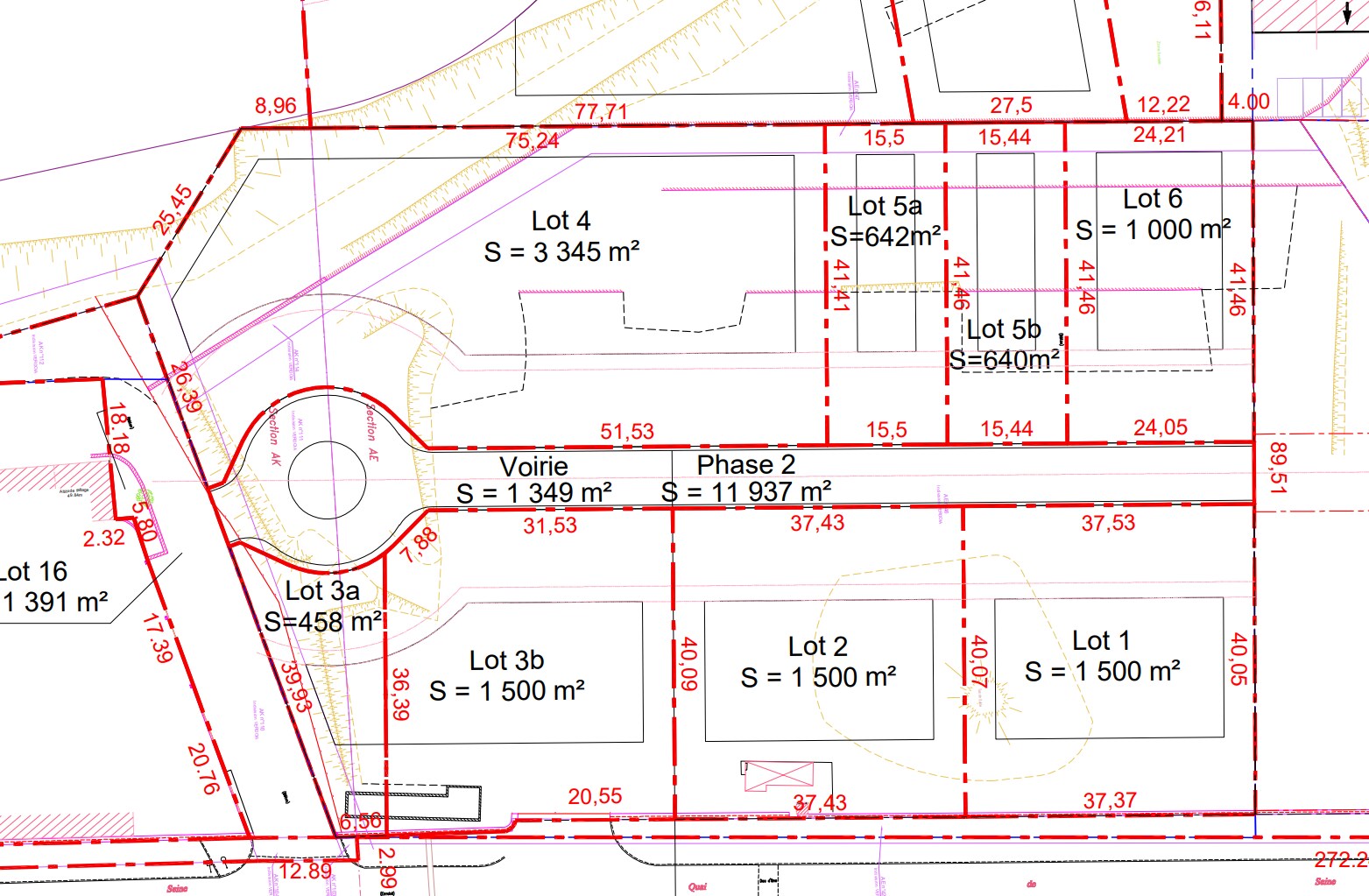 99 Avenue De Seine, La Rochette for sale Site Plan- Image 1 of 4