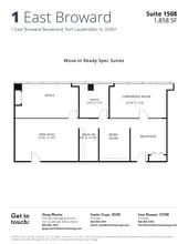 1 E Broward Blvd, Fort Lauderdale, FL to rent Floor Plan- Image 1 of 1