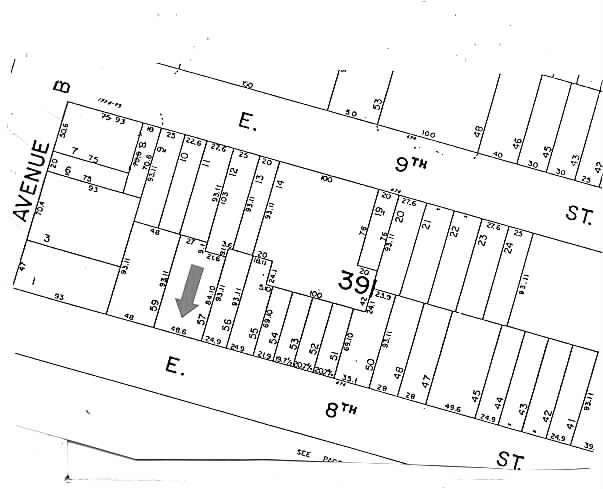 299-301 E 8th St, New York, NY for sale - Plat Map - Image 2 of 4