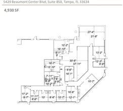 5402-5460 Beaumont Center Blvd, Tampa, FL for rent Floor Plan- Image 1 of 1