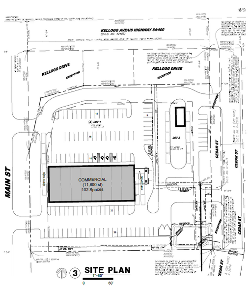 20217 W Kellogg Dr, Goddard, KS for sale - Site Plan - Image 2 of 9