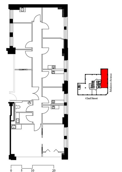 315 Madison Ave, New York, NY for rent - Floor Plan - Image 3 of 13