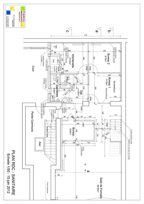 Light Industrial in Lyon for sale Floor Plan- Image 1 of 6