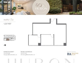 40 E Huron St, Chicago, IL to rent Floor Plan- Image 1 of 1
