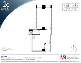 29 E Madison St, Chicago, IL to rent Floor Plan- Image 1 of 1