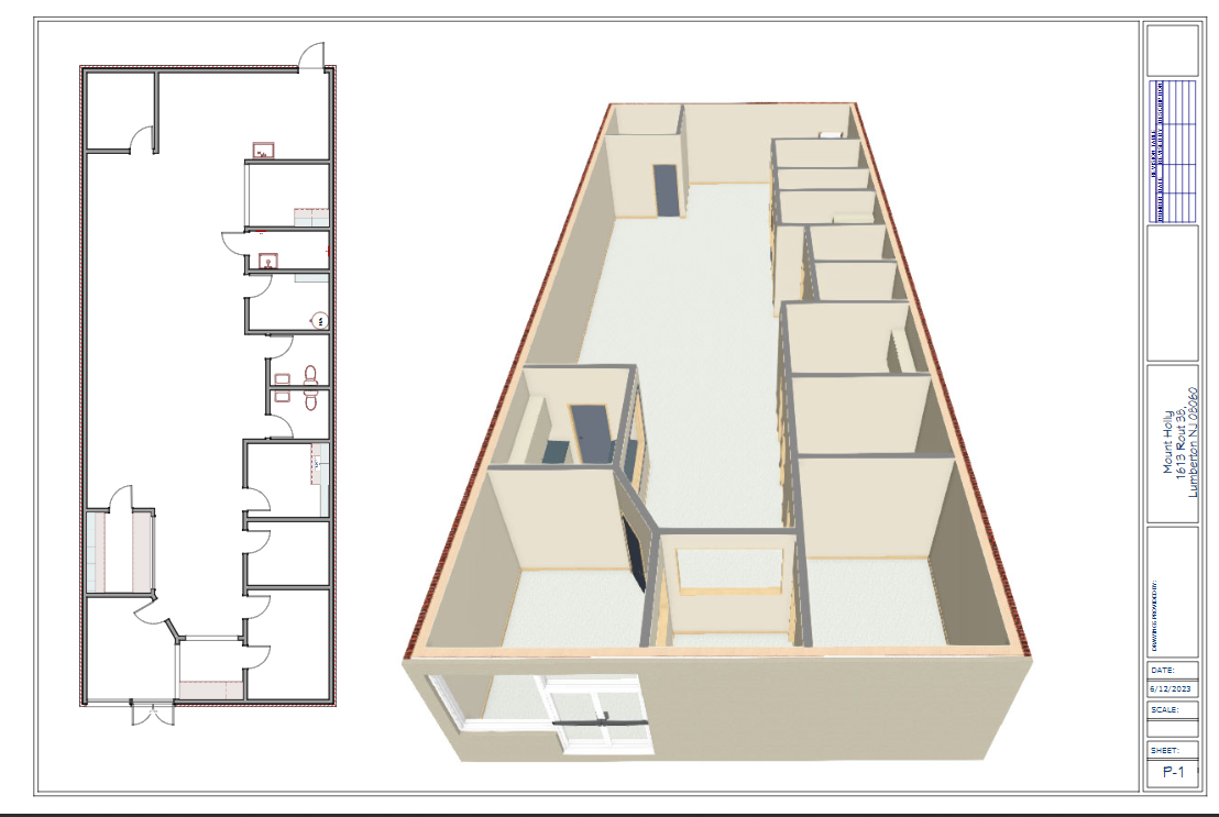 1613 Route 38, Lumberton, NJ for rent Floor Plan- Image 1 of 1