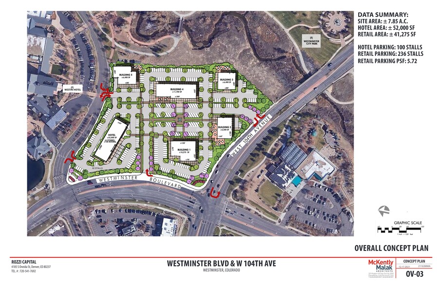 NEC of Westminster Boulevard and 104th Ave, Westminster, CO for rent - Site Plan - Image 2 of 2