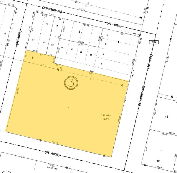 250 Delaware Ave, Buffalo, NY for sale - Plat Map - Image 1 of 1