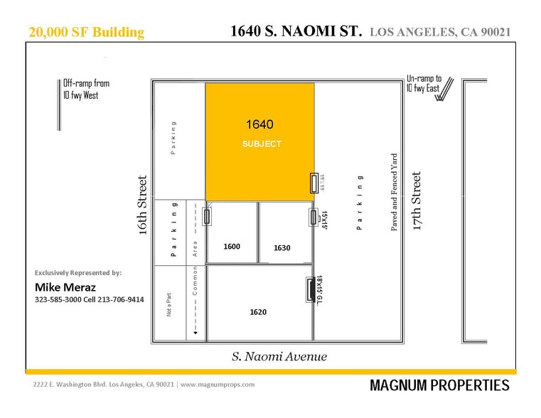 1600-1650 S Naomi Ave, Los Angeles, CA for sale - Building Photo - Image 1 of 1