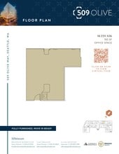 509 Olive Way, Seattle, WA to rent Floor Plan- Image 1 of 2