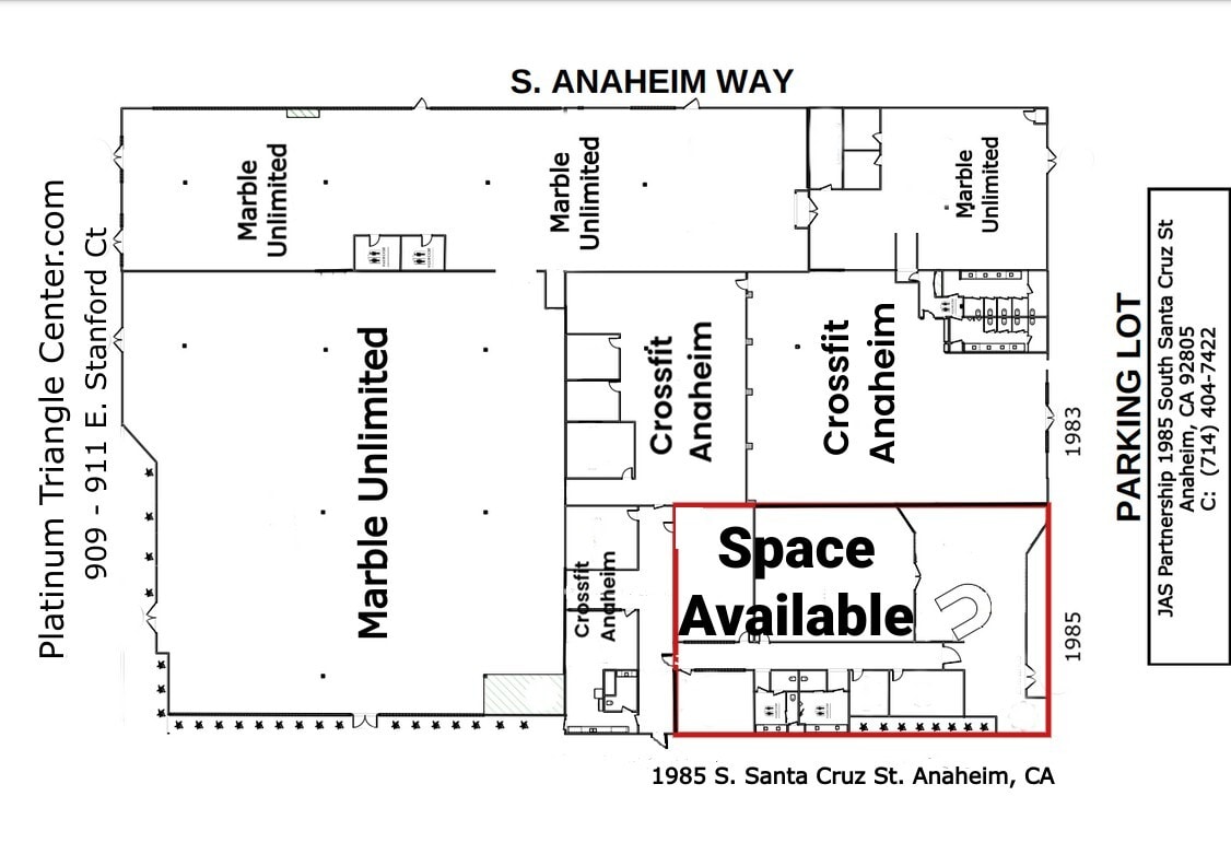 1985-1985 S Santa Cruz St, Anaheim, CA to rent Building Photo- Image 1 of 1
