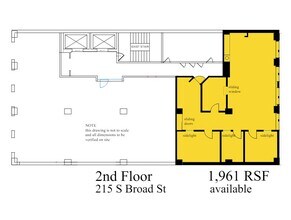 215 S Broad St, Philadelphia, PA to rent Floor Plan- Image 1 of 1