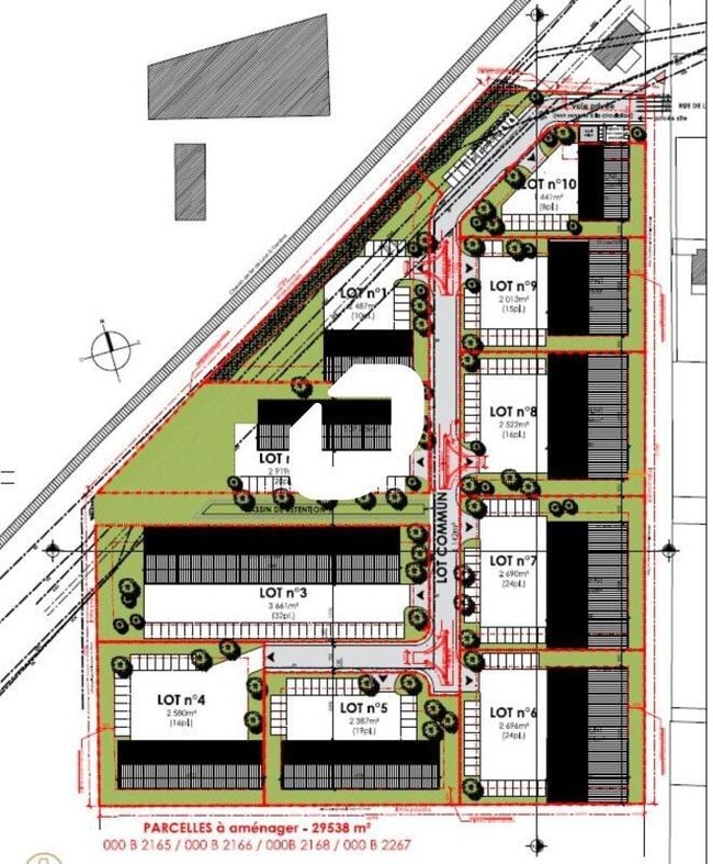 Vente Terrain 1 441 m² à 25 396 m²