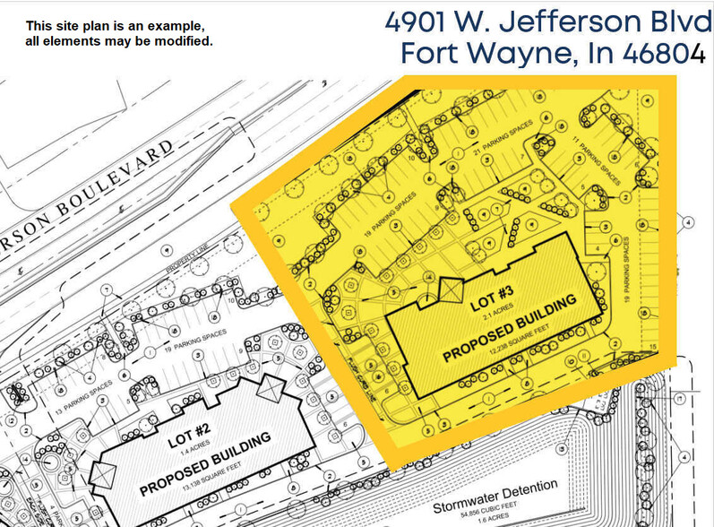 4901 W Jefferson Blvd, Fort Wayne, IN for sale - Site Plan - Image 1 of 5