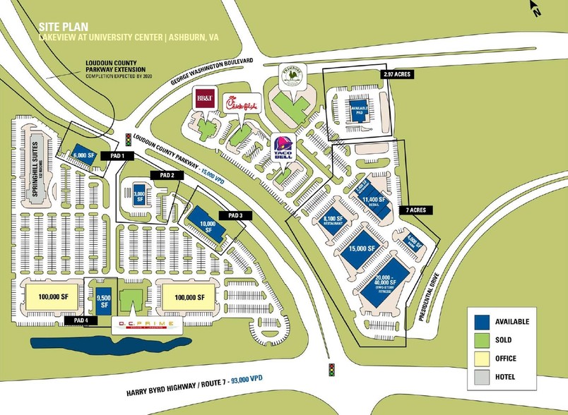 Loudoun County Pky, Ashburn, VA for rent - Site Plan - Image 2 of 2