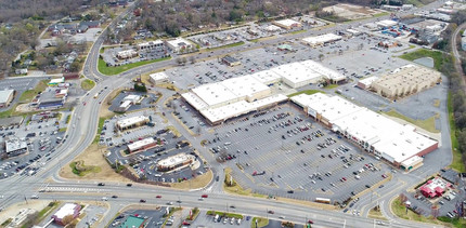 1494-1530 Poinsett Hwy, Greenville, SC - aerial  map view