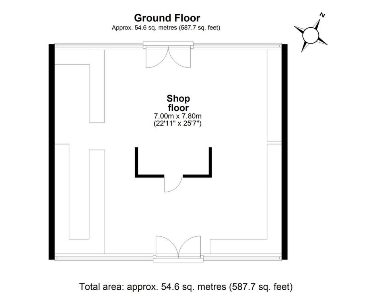 Hawley Wharf, London to rent Floor Plan- Image 1 of 4