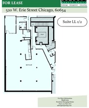 520 W Erie St, Chicago, IL for rent Floor Plan- Image 1 of 1