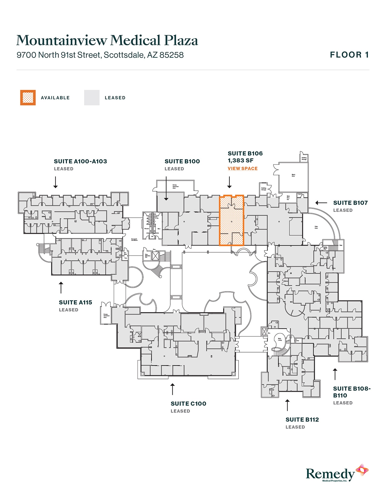 9700 N 91st St, Scottsdale, AZ to rent Floor Plan- Image 1 of 1