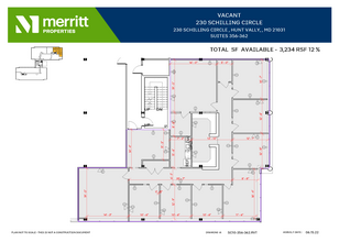 215 Schilling Cir, Hunt Valley, MD for rent Floor Plan- Image 1 of 2