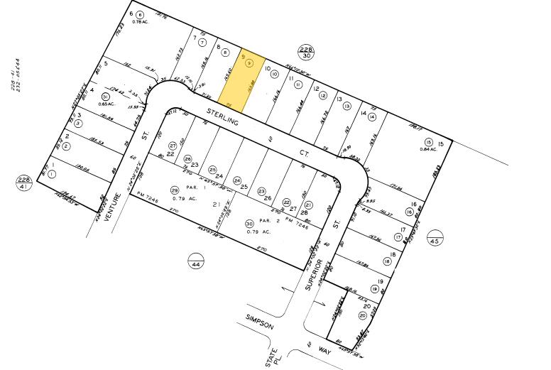 1550 Sterling Ct, Escondido, CA for rent - Plat Map - Image 2 of 7