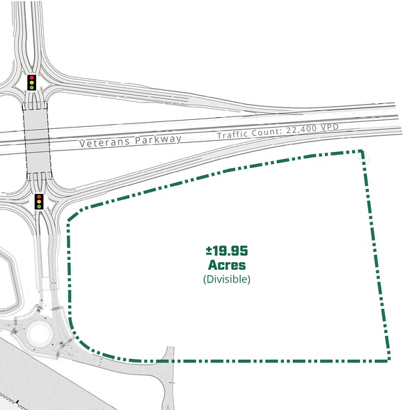 Veterans Parkway, Savannah, GA for rent - Site Plan - Image 3 of 5