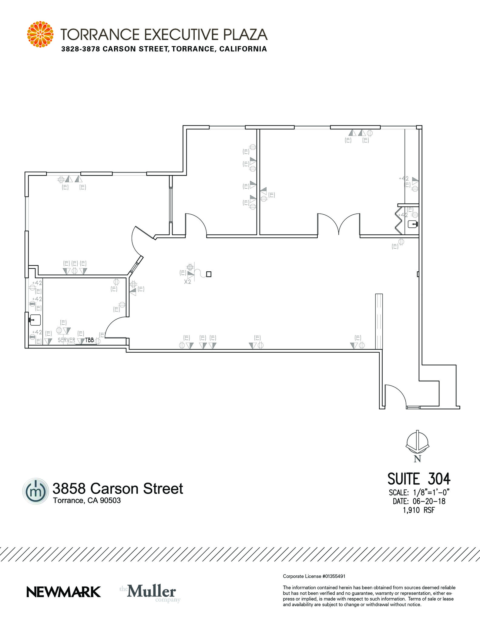 3848 W Carson St, Torrance, CA for rent Floor Plan- Image 1 of 1