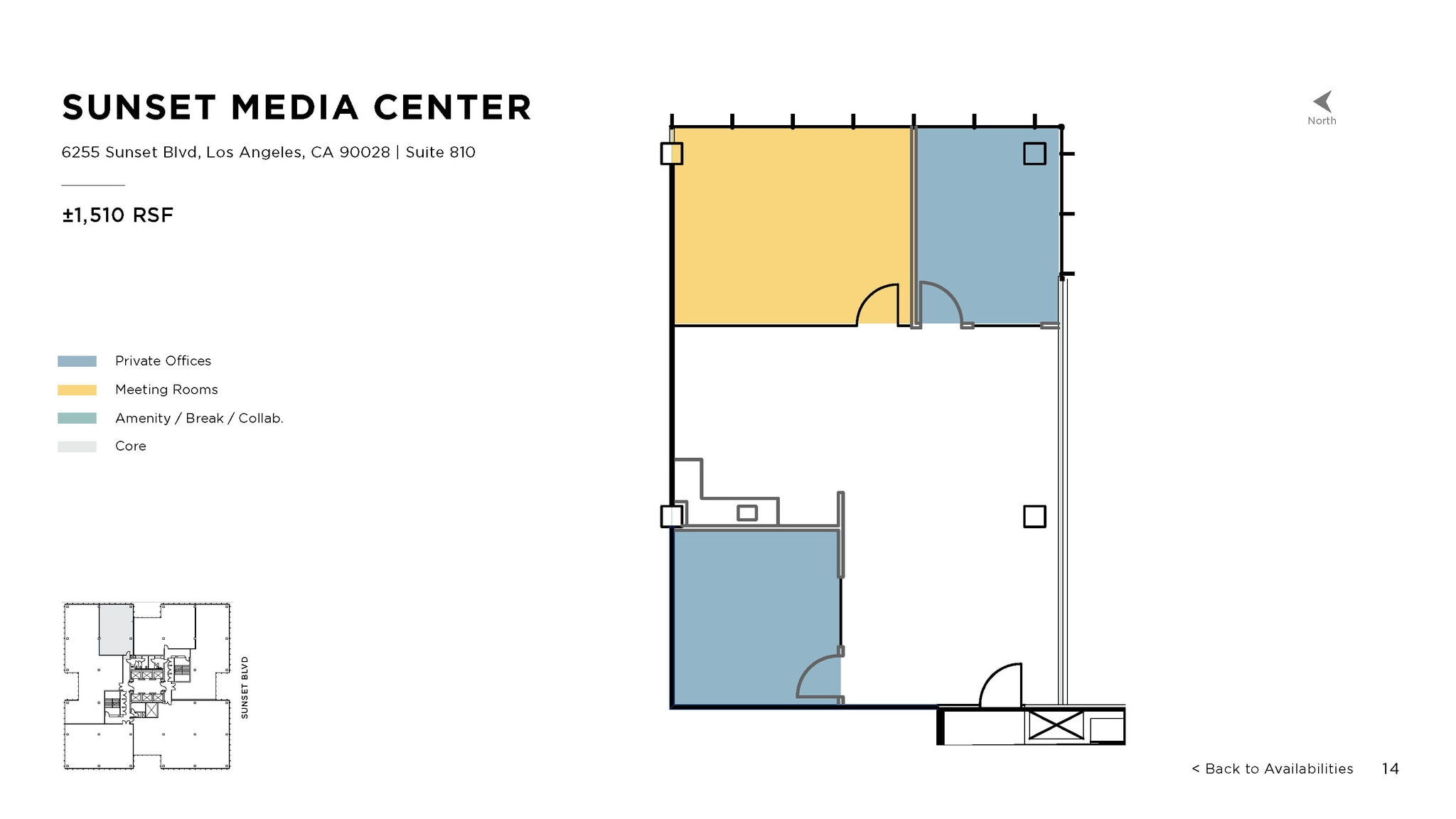 6255 W Sunset Blvd, Los Angeles, CA to rent Floor Plan- Image 1 of 1