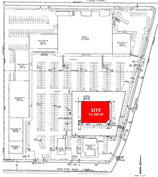 4306 Ming Ave, Bakersfield, CA for rent - Site Plan - Image 1 of 2