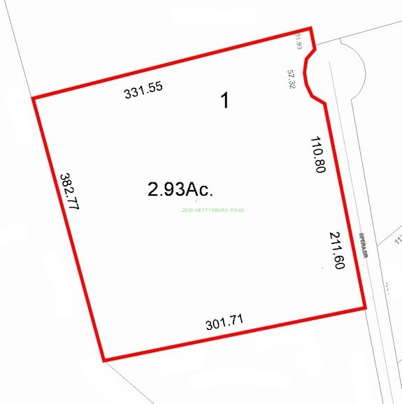 2310 Gettysburg Rd, Camp Hill, PA for rent - Plat Map - Image 2 of 3