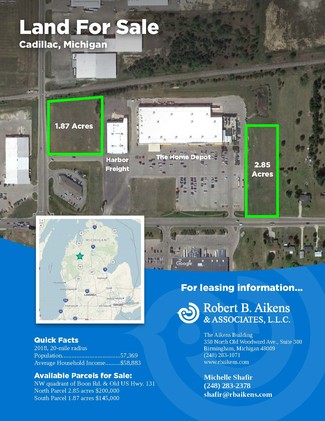 More details for N Mitchell & US-131, Cadillac, MI - Land for Sale