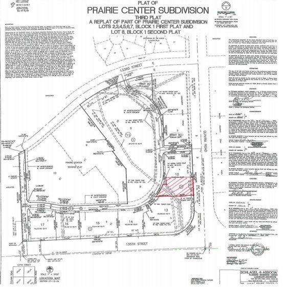 12010 W 135th St, Overland Park, KS for rent - Plat Map - Image 2 of 2