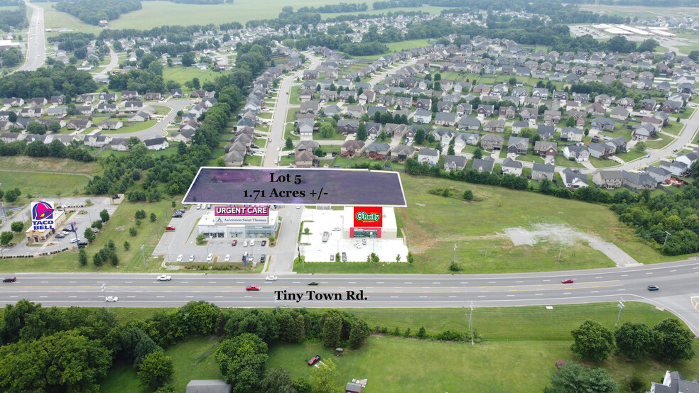 Lot 5 Tiny Town, Clarksville, TN for sale - Aerial - Image 1 of 12