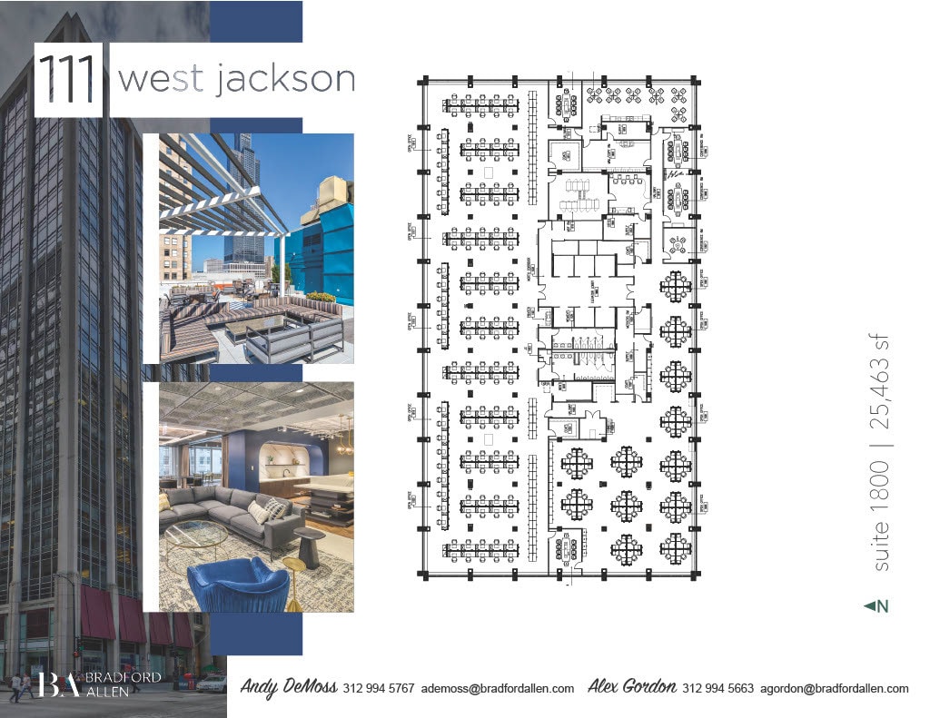 111 W Jackson Blvd, Chicago, IL to rent Floor Plan- Image 1 of 3