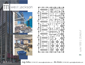 111 W Jackson Blvd, Chicago, IL for rent Floor Plan- Image 1 of 3