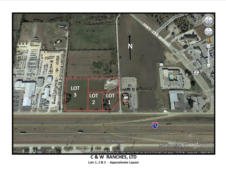 IH 10 & N Heideke St, Seguin, TX for sale - Building Photo - Image 1 of 1