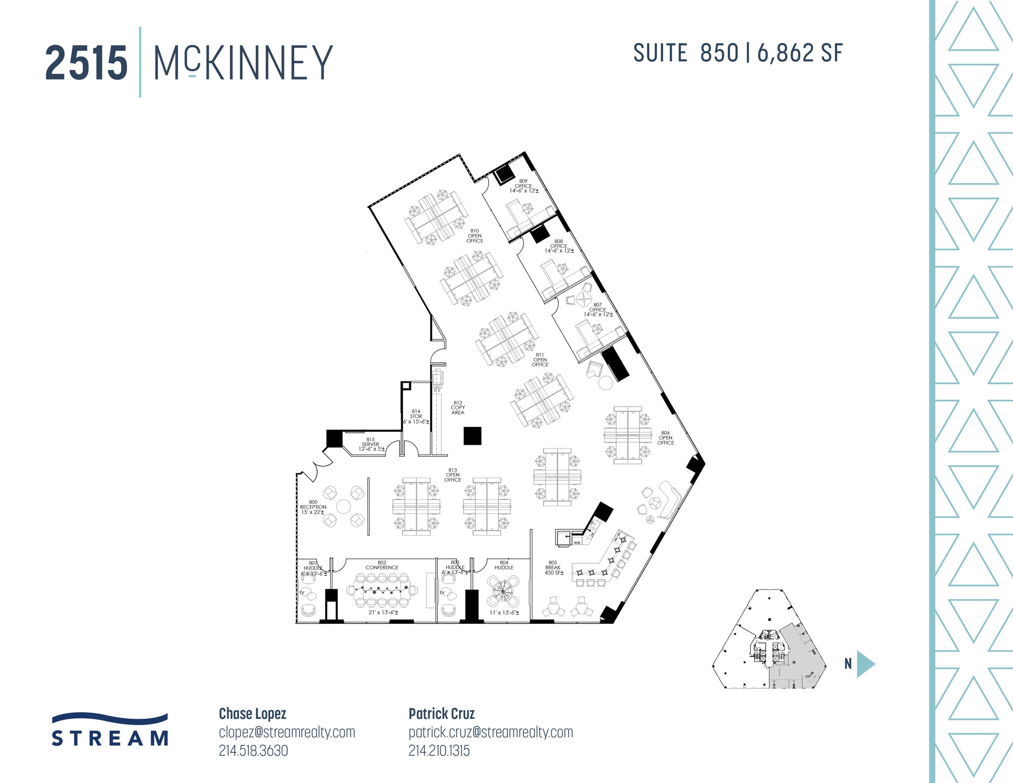 2515 McKinney Ave, Dallas, TX to rent Floor Plan- Image 1 of 1