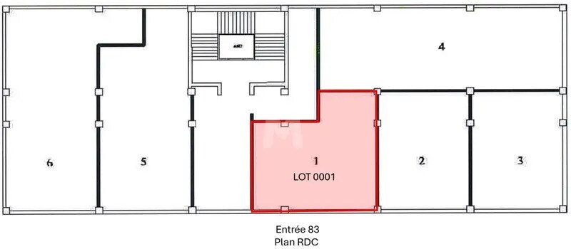 Retail in Ris-Orangis to rent Floor Plan- Image 1 of 3