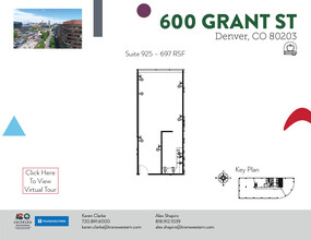 600 Grant St, Denver, CO for rent Floor Plan- Image 2 of 2