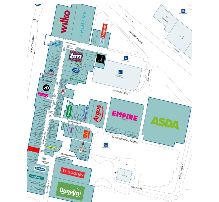 Clyde Shopping Centre, Clydebank to rent Typical Floor Plan- Image 1 of 2