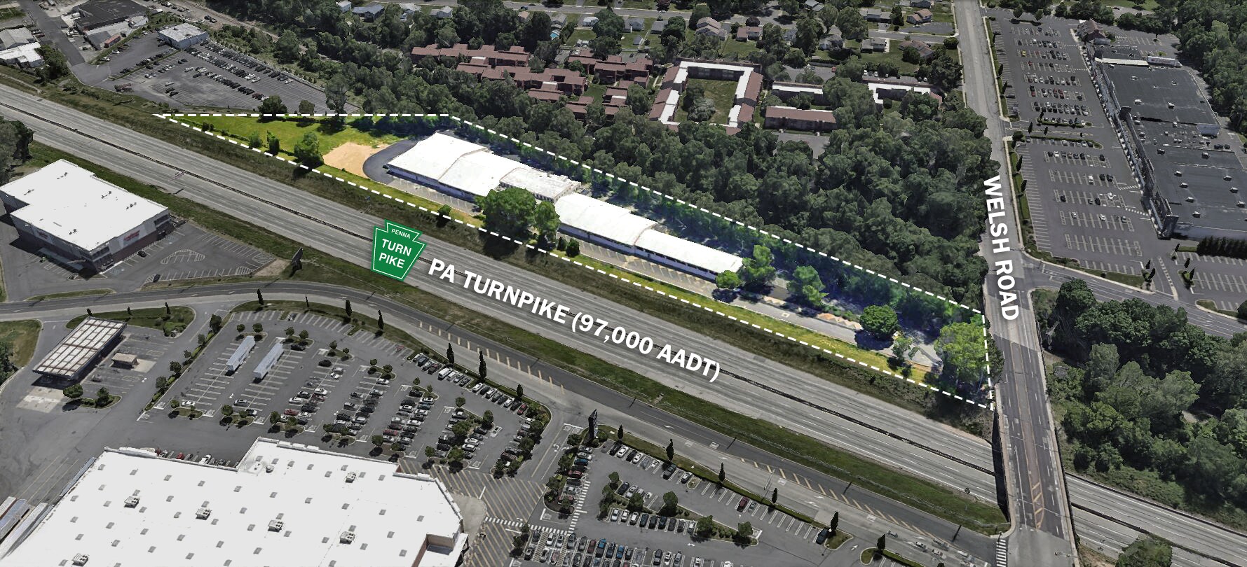 3701 Welsh Rd, Willow Grove, PA to rent Aerial- Image 1 of 6