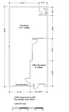 14309 Toepperwein Rd, San Antonio, TX to rent Floor Plan- Image 1 of 1