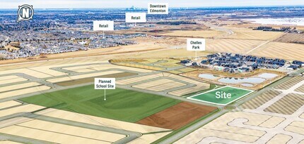 Chérot Blvd, St. Albert, AB - AERIAL map view - Image1