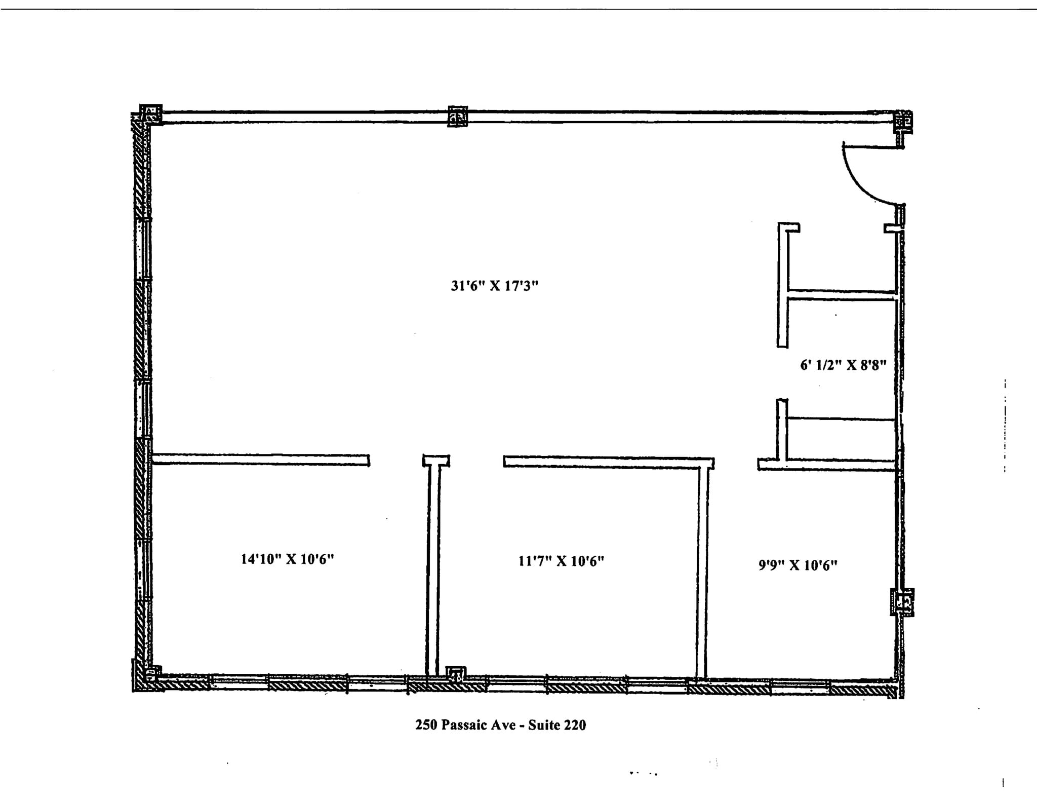 250 Passaic Ave, Fairfield, NJ to rent Site Plan- Image 1 of 1